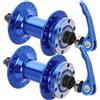 YARNOW Mozzo Bici Mozzo per Mountain Bike 36 Fori Sgancio Rapido in Lega Blu, Facile da Installare, per Bici e Mountain Bike, ASSE Ruota Posteriore