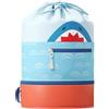 Bbajszx Zaino per piscina con tasca frontale con cerniera, zone umide e asciutte, contenitore separato per sandali per i giorni viaggio lezione nuoto Borsa organizer per piscina Zaino per riporre