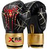 Tcdwla Guantoni da Boxe, 1 Paio Bambini Guanti Boxe 6oz(Nero 2)