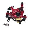 QQY ZOOM HB-100 Mountain Road Bike Freni a Disco MTB Road Line Tirando Pinze Freno A Disco Idraulico Anteriore e Posteriore Mountain Bike Freno A Disco (Freno Posteriore Rosso)