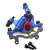 PMAGSYQ Pinza Freno a Disco Meccanico HB100 Kit Pinza Freno a 2 Pistoni Bicicletta idraulica MTB Anteriore Posteriore per Bicicletta(Blue Rear)