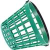COMPUKAS Secchio da Golf in Nylon Verde con Capacità 25-150 Palline, Facile da Pulire e Trasportare, per Deposito Palline da Golf All'aperto