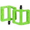 Elchuiaby Pedali per bici in nylon larghi, antiscivolo, 20 pin, colore nero (verde)