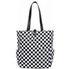 Baoblaze Borsa Sportiva Borsa Tennis Borsa Racchette Borsa Palestra con Tasche Laterali per Borraccia E Smartphone in Poliestere Adatta a Trasporto a Mano, Multicolore, Scacchi Neri