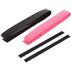 SUPVOX Nastro per Impugnatura Mazza da Golf 4 Pezzi in Pu Antiscivolo e Traspirante Design Doppio Colore Nero e Rosa per Pratica e Tornei di Golf