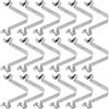 HANABASS 40 Pezzi Clip Molla per Pagaia Kayak, Clip per Ombrello a V, Argento, Metallo, 8mm, Posizionamento Rapido e Sicuro, Facile Installazione, per Uso Outdoor e Fissaggio Fai da Te