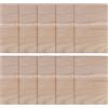 BESTYASH Tavola da Allenamento Kaki Paulownia in 10 Pezzi Taekwondo | Test e Pratica, Resistente All'usura e Riutilizzabile, Formato Portatile, Accessorio