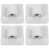 HEMOTON 4 Pezzi Canoe Universal Motor Mount in PVC, Supporto Motore per Kayak con Diametro Interno 2 mm, Applicazione Versatile per Barche Gonfiabili