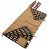 Ronyme Sacco a Pelo Esterno Sacco a Pelo Materassino Coperta Canvas Resistente E Imbottitura in Cotone Cavo con Interno Pongee Cerniera per Regolazione