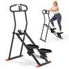 Lubirayi Stepper Home Fitness - Crosstrainer in metallo con LCD, 3 livelli di resistenza