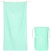 Dock & Bay Telo Mare - Asciugatura Rapida, Senza Sabbia - Compatto, Leggero - Materiali Riciclati al 100% - Include Custodia - Essential - Rainforest Green, Large (160x90cm, 63x35)