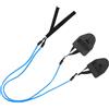 TOMETURE Cintura per Allenamento al Nuoto, Swim Training Band Regolabile, Blu, TPR, Poliestere e Lega di Alluminio, Resistenza 40 Lb, per Adulti PRO, Piscina Domestica e Piccola Piscina