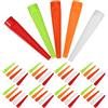Beavorty 50 Pezzi Tee da Golf in Plastica Infrangibile, Design Piatto | Accessori per Allenamento e Driving Range, Leggero e Uso Doppio come Pitch Fork Tool Colore Casuale