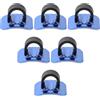 GATHINESS 6 Pezzi Morsetto Guida Cavo Bici in Plastica con Base Adesiva, Clip a C per Cavi Freno e Cambio, Facile da Regolare e Rimuovere, per Biciclette da Strada e Mountain Bike