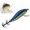 Generisch Jig per calamari per acqua salata, che si illumina al buio | Squid Jig per pescatori sportivi, acqua salata e acqua dolce