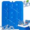 Kamai Coolbox Mattonelle di raffreddamento piatte da 800 ml, grande elemento refrigerante riutilizzabile per frigorifero e borsa termica, salvaspazio, adatto per alimenti, ideale per un lungo raffreddamento in