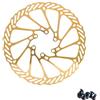 PMAGSYQ Rotori Freno per Bicicletta 160mm 180mm 203mm Rotore Freno a Disco MTB Adatto per Shimano Adatto per SRAM Adatto per Linea Centrale(160mm Gold)