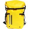 Baoblaze Zaino Impermeabile Borsa Subacquea Sacca Stagna Zaino Outdoor Rotolamento Superiore PVC Mesh IPX7 Capienza 30L Protezione Affidabile Attività in Acqua, Giallo, Giallo, 30L
