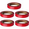 ZEPFJHE 5 rotoli di nastro sigillante per racchetta da tennis, zucca da tennis, accessori per racchette