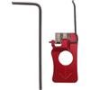 SOLUSTRE Supporto Freccia Magnetico in Lega di Alluminio Rosso per Arco | Autoadesivo, Posizionamento Stabile e Precisione Elevata, Uso Esterno e Sostituzione Sul Campo