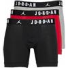 NIKE Jordan Flight Cotton Core 3Pk Boxer da Uomo Gym Red/Black XXL