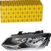 HELLA 1LB 012 034-031 Alogeno/FF-Faro principale - per es. VW Polo (6R1, 6C1) - ECE - per veicolo circolazione Sx - Sx