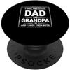 I Have Two Titles Dad And Grandpa Ho Due Titoli Papà E Nonno E I Rock Li Entrambi PopSockets PopGrip Adesivo