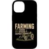 Funny Farmer Life Gifts Custodia per iPhone 14 Funny Farmer 20% Agricoltura 80% Riparazione Design