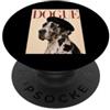 Great Dane Lovers Dogue - Alano Mamma Alano Amante Cane Papà PopSockets PopGrip Adesivo