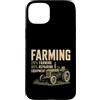 Funny Farmer Life Gifts Custodia per iPhone 15 Plus Funny Farmer 20% Agricoltura 80% Riparazione Design