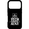 tech aunt computer pro coding digital au Custodia per iPhone 17 Pro Aunt Computer Pro, esperta di tecnologia