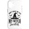 Funny Halloween Costume Men Women Kids B Custodia per iPhone 16 Witch Switch Halloween Costume Zucca Scheletro Fantasma Horror