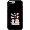 Im Not Thirty Im Twenty Ten Funny 30th B Custodia per iPhone 7 Plus/8 Plus Io non sono 30 Im 20 Dieci Compleanno