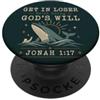 Grace And Glory Studio Christian Whale Jonah 1:17 Versetto della Bibbia Umorismo PopSockets PopGrip Adesivo