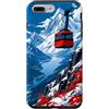 Alpine Cable Collection Custodia per iPhone 7 Plus/8 Plus Funivia Montagna Vista Alpino