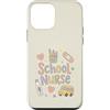 School Nurse Care Custodia per iPhone 12 mini Carino Scuola Infermiera Torna a Scuola U
