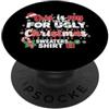 Christmas Shirts Pajamas PJ Men Women Ki This is My It's Too Hot for Ugly Christmas Sweaters Funny PopSockets PopGrip Adesivo