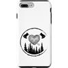 DJFoerster Design Custodia per iPhone 7 Plus/8 Plus Motosega, forestale, boscaiolo, motosega a scoppio