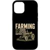 Funny Farmer Life Gifts Custodia per iPhone 12/12 Pro Funny Farmer 20% Agricoltura 80% Riparazione Design