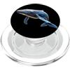 Balene divertenti per gli amanti delle i Balena Blu Canzone della Balena Diver Oceano Balena Blu PopSockets PopGrip per MagSafe