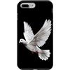 Piccioni bianchi per gli appassionati di Custodia per iPhone 7 Plus/8 Plus Piccione in Bianco Colomba Città Piccione di Legno Colomba