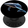 Balene divertenti per gli amanti delle i Balena Blu Canzone della Balena Diver Oceano Balena Blu PopSockets PopGrip Adesivo