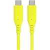 PremiumCord Cavo di Collegamento in Silicone USB-C, Ricarica fino a 3A (20V/60W), Cavo Dati fino a 480 Mbit/s, Cavo Extra Morbido, Connettori Robusti, Lunghezza 1,5m