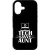 tech aunt computer pro coding digital au Custodia per iPhone 17 Aunt Computer Pro, esperta di tecnologia