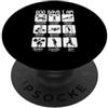 Funny Gym Sayings Men Women Fitness Work God Says Funny Gym Fitness Bodybuilding Sport Sollevamento Pesi PopSockets PopGrip Adesivo