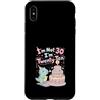 Im Not Thirty Im Twenty Ten Funny 30th B Custodia per iPhone XS Max Io non sono 30 Im 20 Dieci Compleanno
