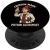 Blood Draw Phlebotomy Lab Worker Medical Flebotomia Flebotomista Donna Alchimista Divertente Infermiera Umorismo PopSockets PopGrip Adesivo