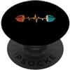 Funny Gym Sayings Men Women Fitness Work Heartbeat Palestra Fitness Bodybuilding Sport Sollevatori di pesi PopSockets PopGrip Adesivo