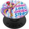 Funny Chicken Tutti amano le strisce di pollo PopSockets PopGrip Adesivo