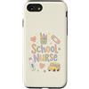 School Nurse Care Custodia per iPhone SE (2020) / 7/8 Carino Scuola Infermiera Torna a Scuola U